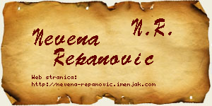 Nevena Repanović vizit kartica